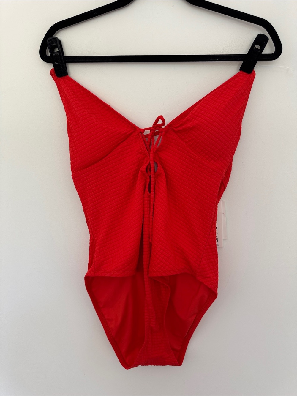 Lucky Brand NWT Bright Orange/Red One Piece Swimsuit - Size L